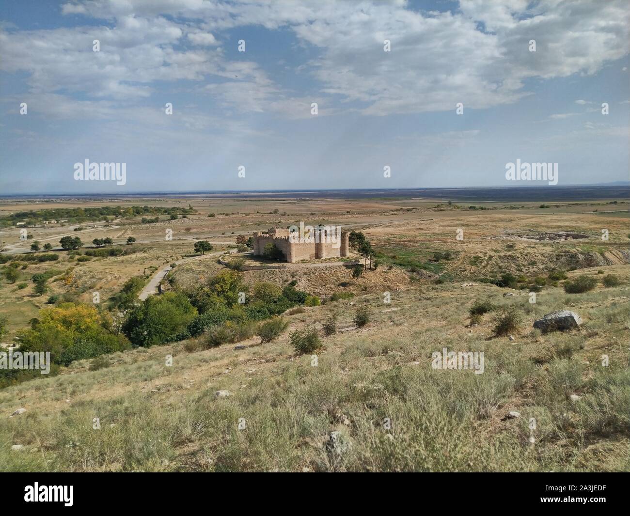 Tigranakert of Artsakh Ancient Castle in Nagorno Karabakh 2019 Stock Photo
