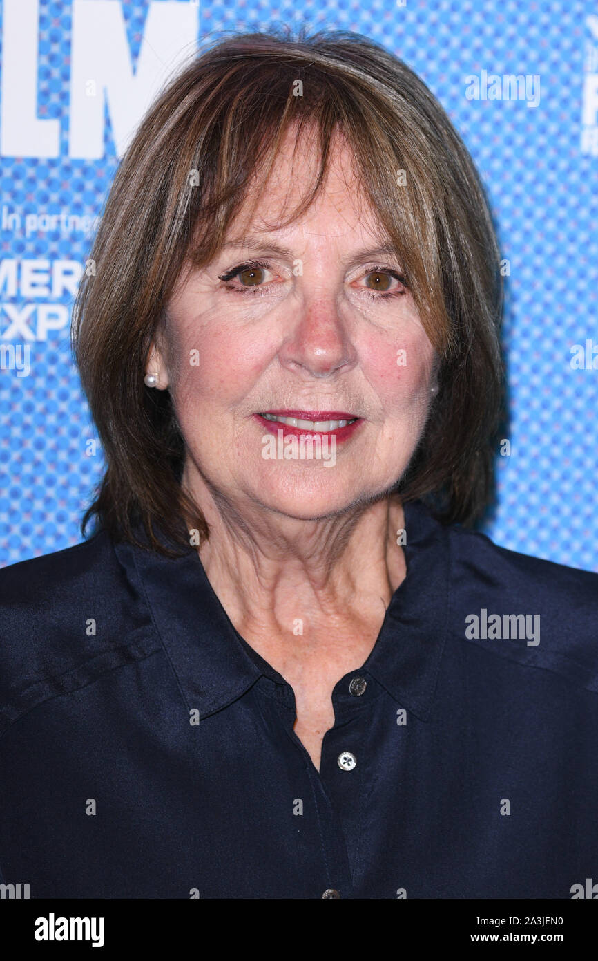 London, UK. 08th Oct, 2019. LONDON, UK. October 08, 2019: Penelope Wilton arriving for the 'Eternal Beauty' screening as part of the London Film Festival 2019 at the NFT South Bank, London. Picture: Steve Vas/Featureflash Credit: Paul Smith/Alamy Live News Stock Photo