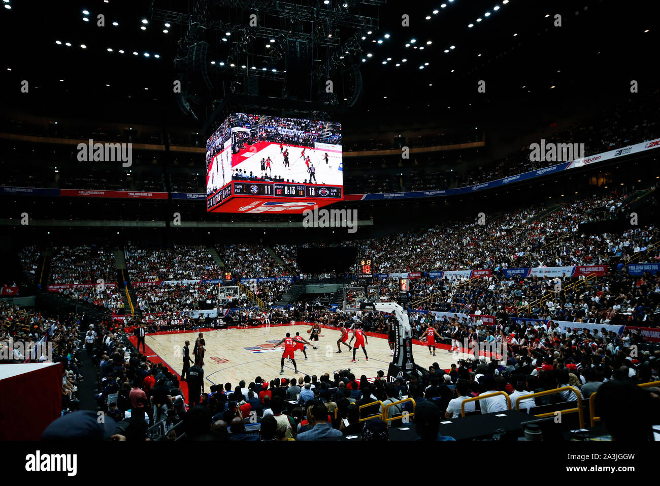 Saitama, Japan. 8th Oct, 2019. General view Basketball : NBA