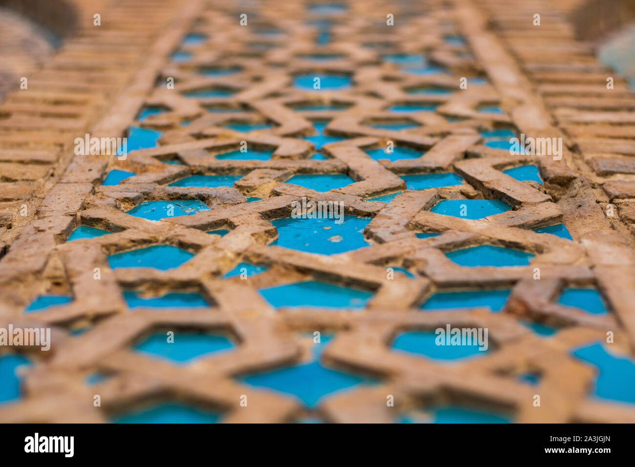 Patterns of Malatya Great Mosque Stock Photo