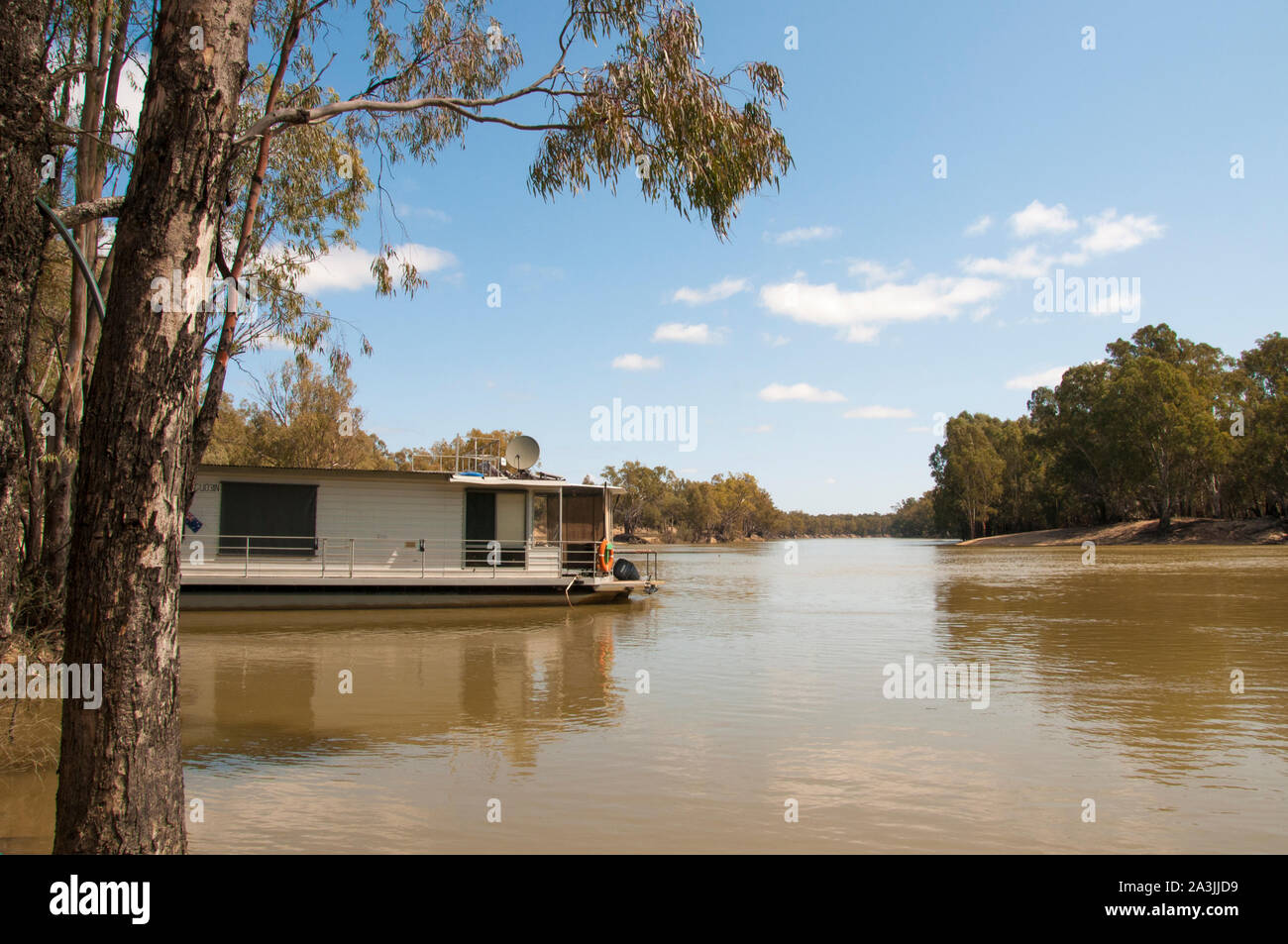 Murray River at Boundary Bend, northwest Victoria, Australia Stock Photo