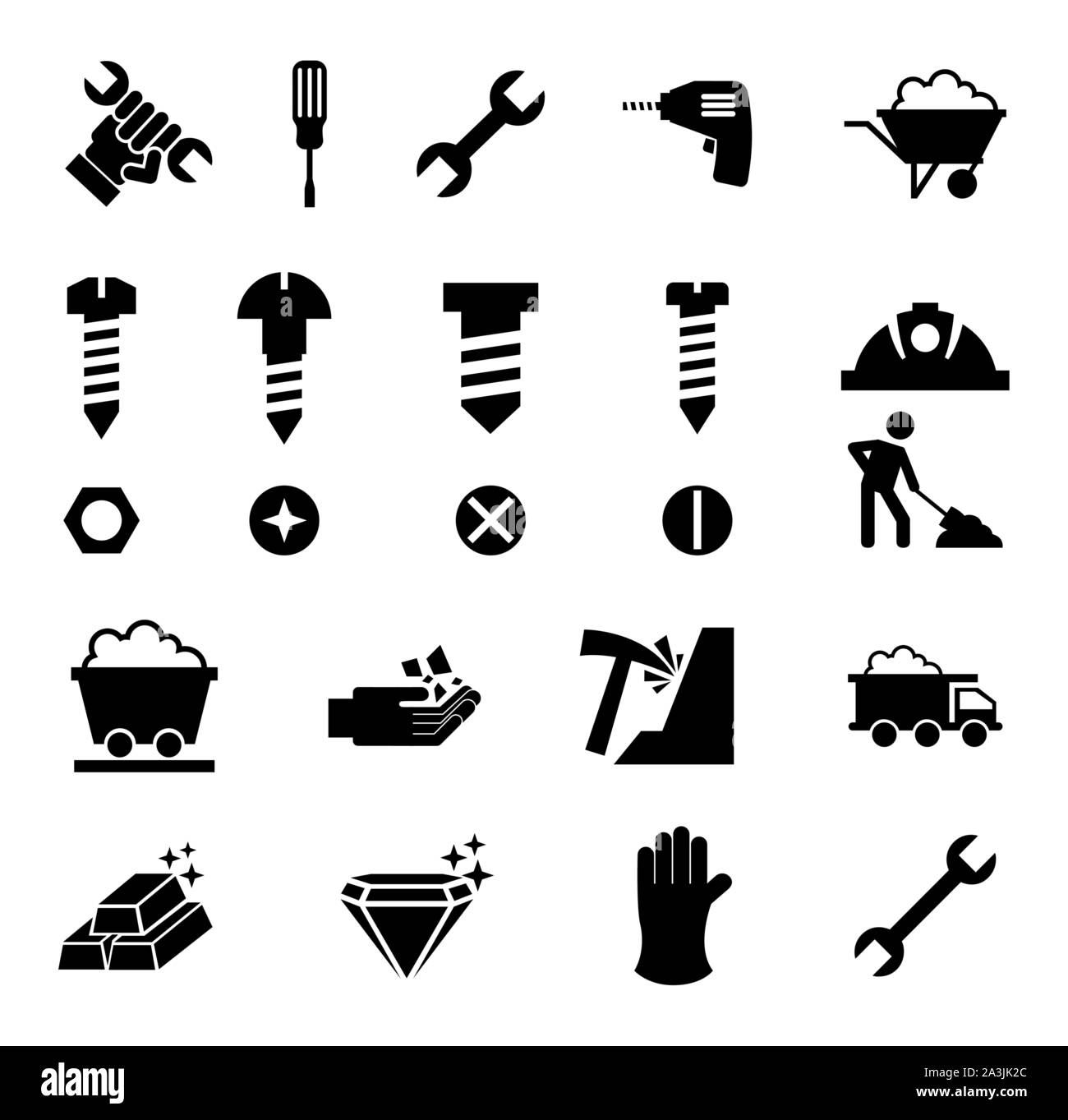 Isolated construction icon set vector design Stock Vector Image & Art ...
