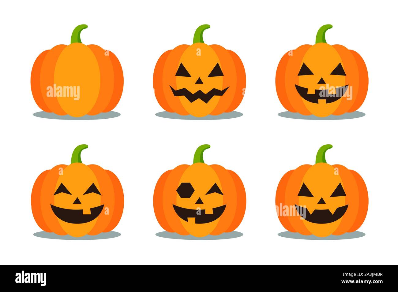 Pumpkin decorated halloween Stock Vector Images Alamy