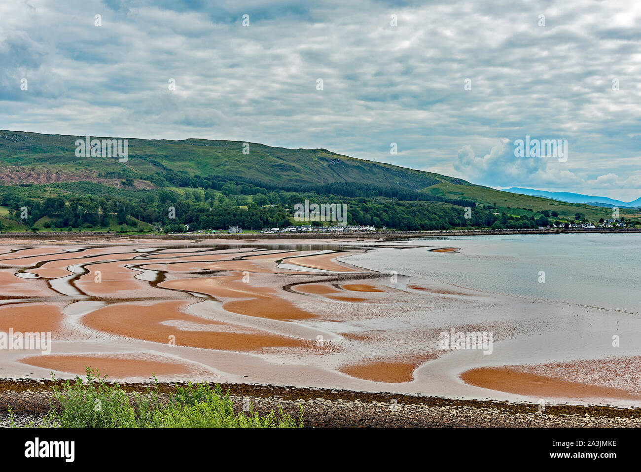 Village in Applecross and bay, Scotland, U.K Stock Photo Alamy