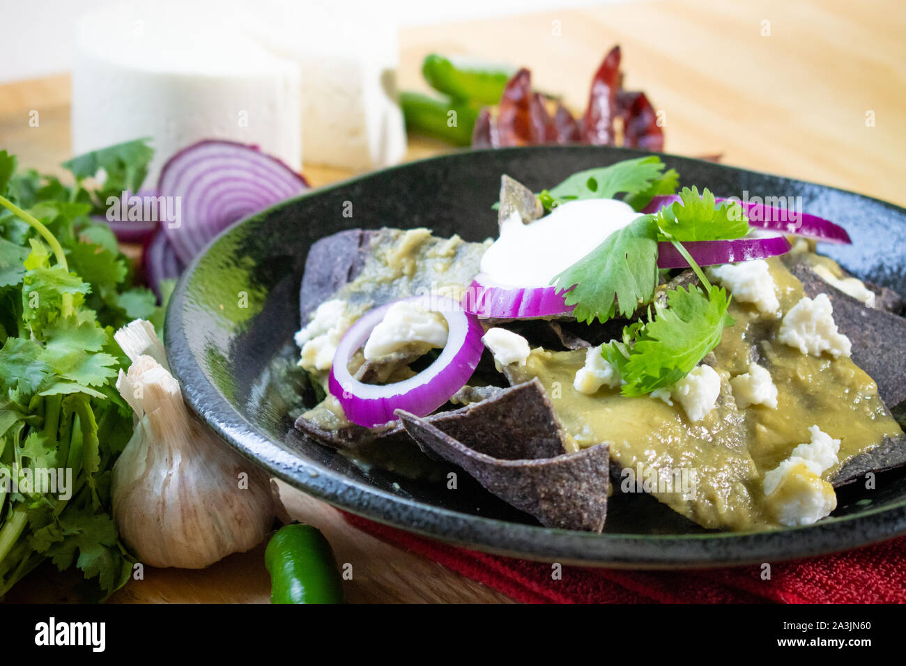 Blue Corn Chilaquiles