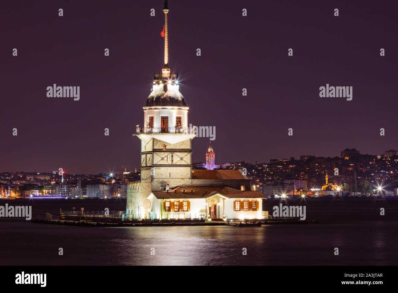 120x40cm Istanbul Maiden Leuchtturm Panorama Leanderturm kiz kulesi Sinus Art