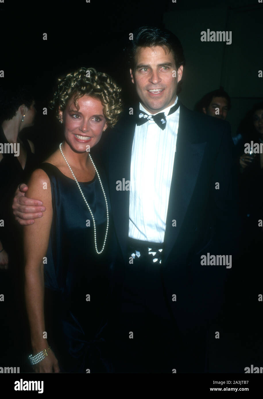 Los Angeles, California, USA 28th January 1995 Actress Amanda Bearse and actor Ted McGinley attend Married With Children 200th Episode Event on January 28, 1995 in Los Angeles, California, USA. Photo by Barry King/Alamy Stock Photo Stock Photo