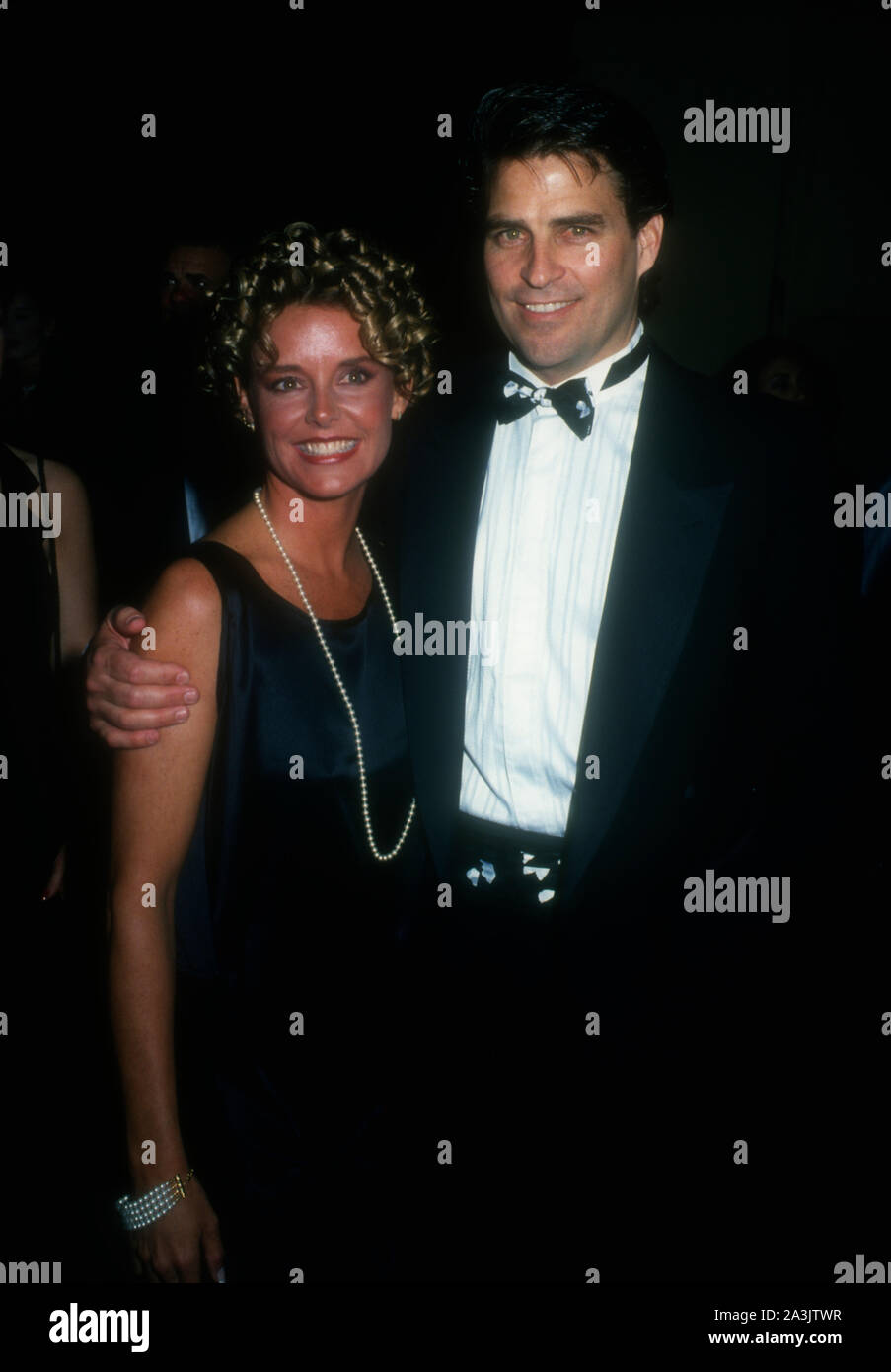 Los Angeles, California, USA 28th January 1995 Actress Amanda Bearse and actor Ted McGinley attend Married With Children 200th Episode Event on January 28, 1995 in Los Angeles, California, USA. Photo by Barry King/Alamy Stock Photo Stock Photo