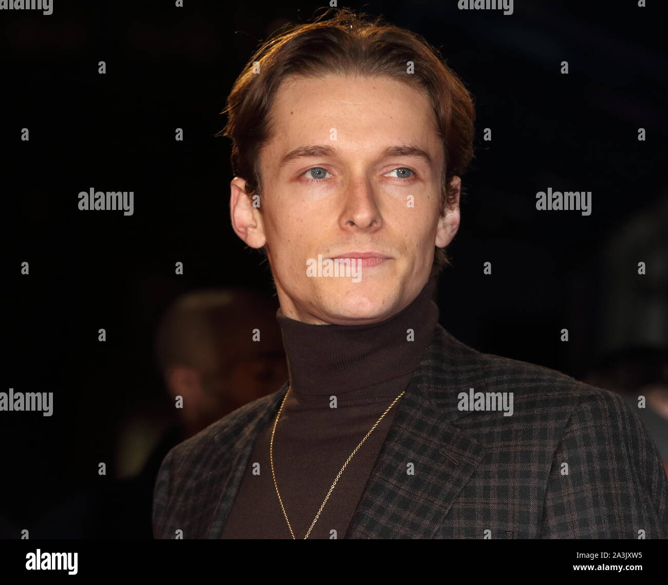 Jacob Collins Levy attends The BFI 63rd London Film Festival, American Express Gala screening of 'Knives Out held at the Odeon Luxe, Leicester Square in London. Stock Photo