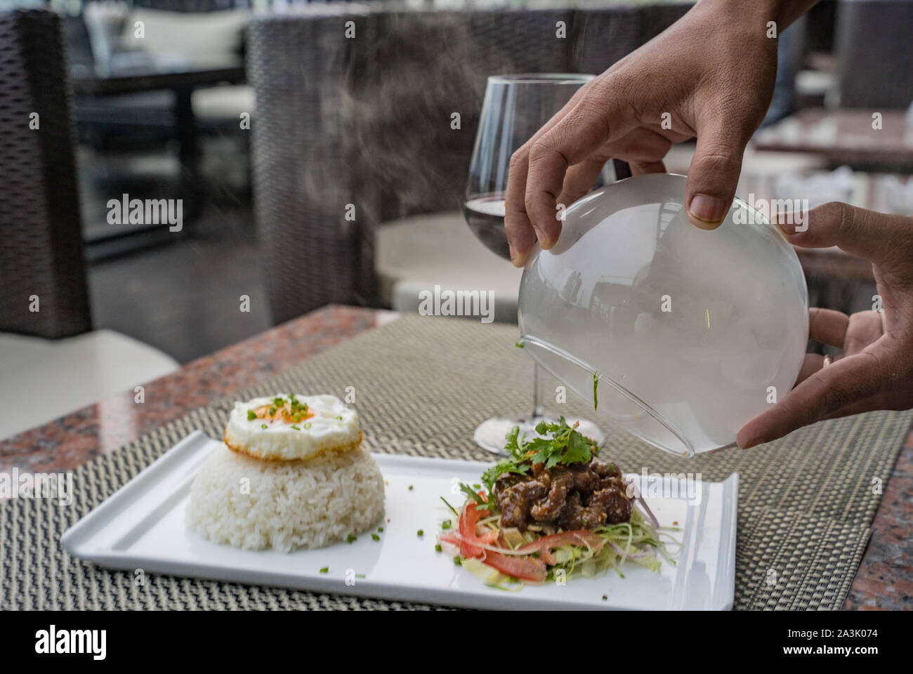 Fine art cuisine in Phnom Penh, Cambodia Stock Photo Alamy