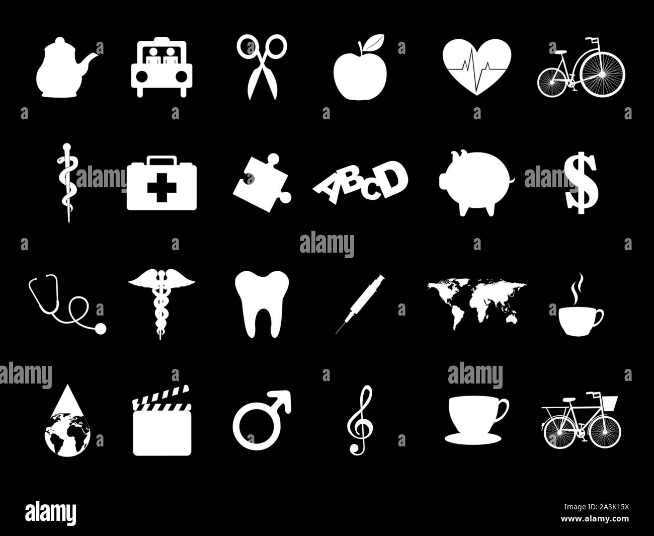 Variety icon set pack vector design Stock Vector Image & Art - Alamy