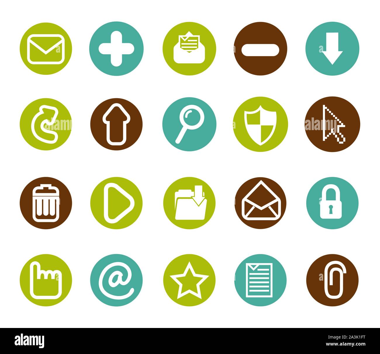 Isolated social media icon set design Stock Vector Image & Art - Alamy