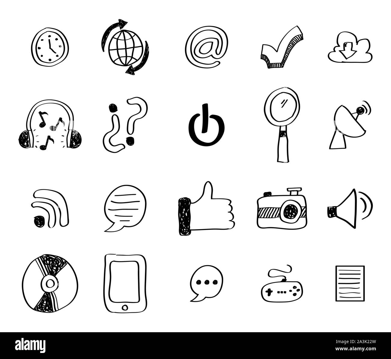 Variety icon set pack vector design Stock Vector Image & Art - Alamy