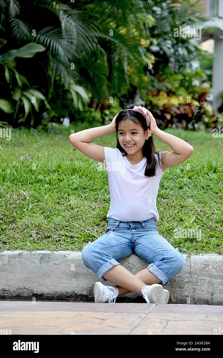 A Youthful Female Stock Photo Alamy