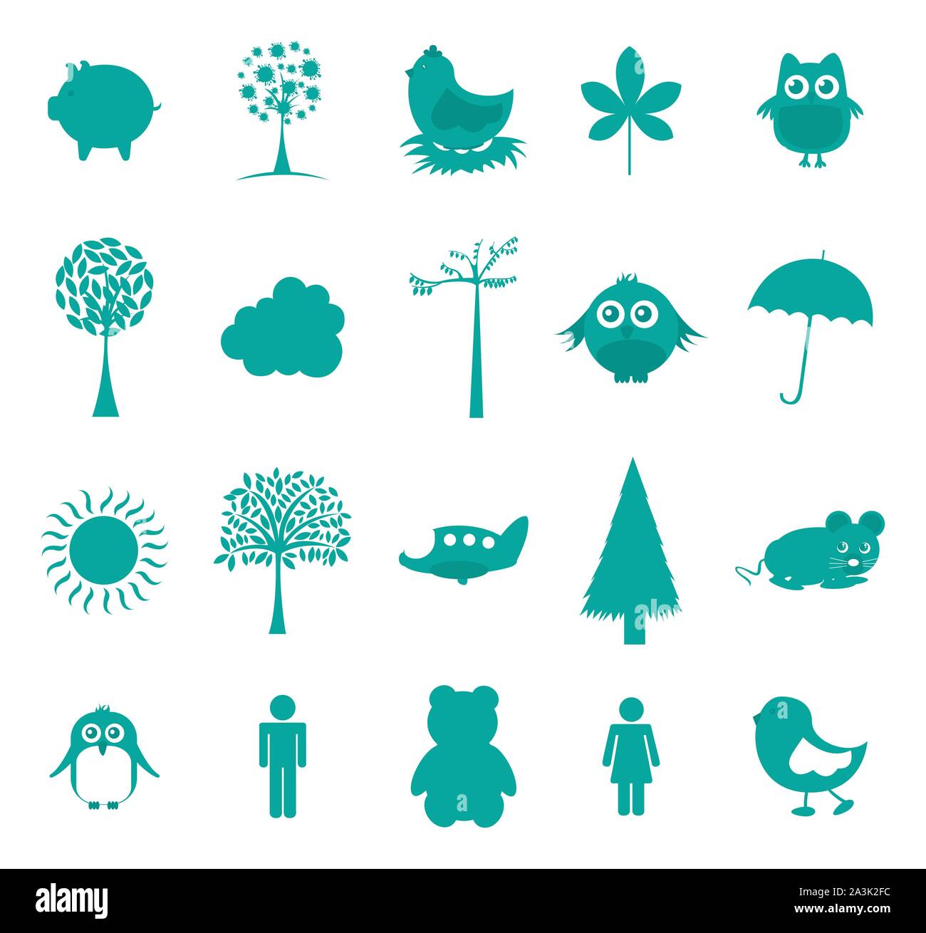 Variety icon set pack vector design Stock Vector Image & Art - Alamy