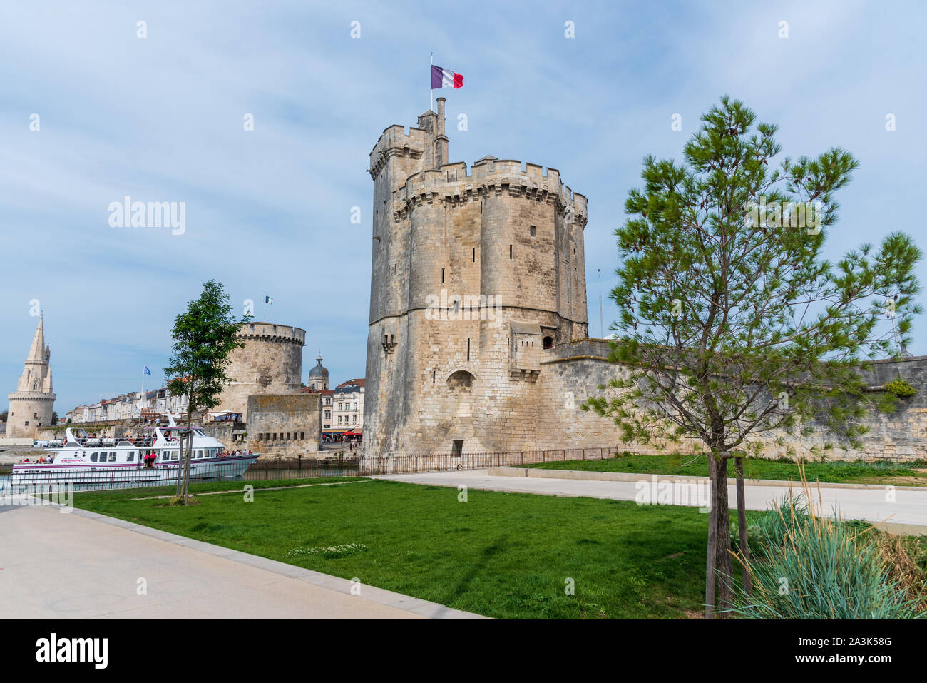 The historic maritime city of La Rochelle in Western France Stock Photo