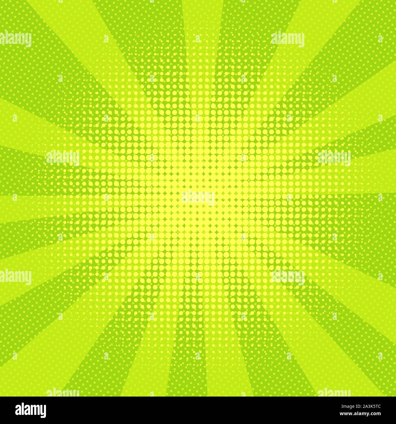 Explosion vector illustration. Retro pop art background with dots ...