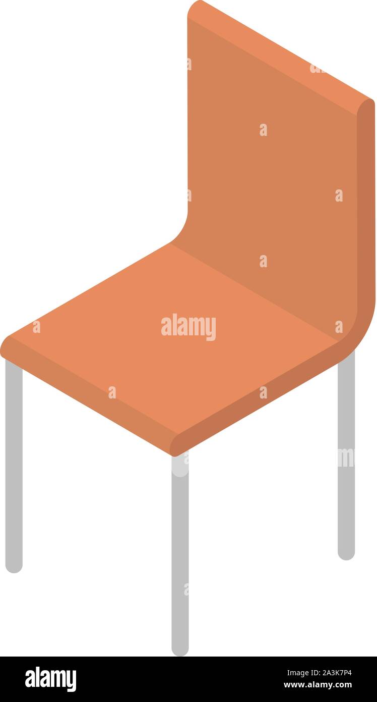 Metal chair icon, isometric style Stock Vector Image & Art Alamy