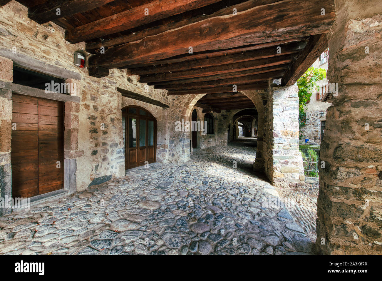 Cornello dei Tasso. Ancient village of the brembana valley Bergamo Italy Stock Photo