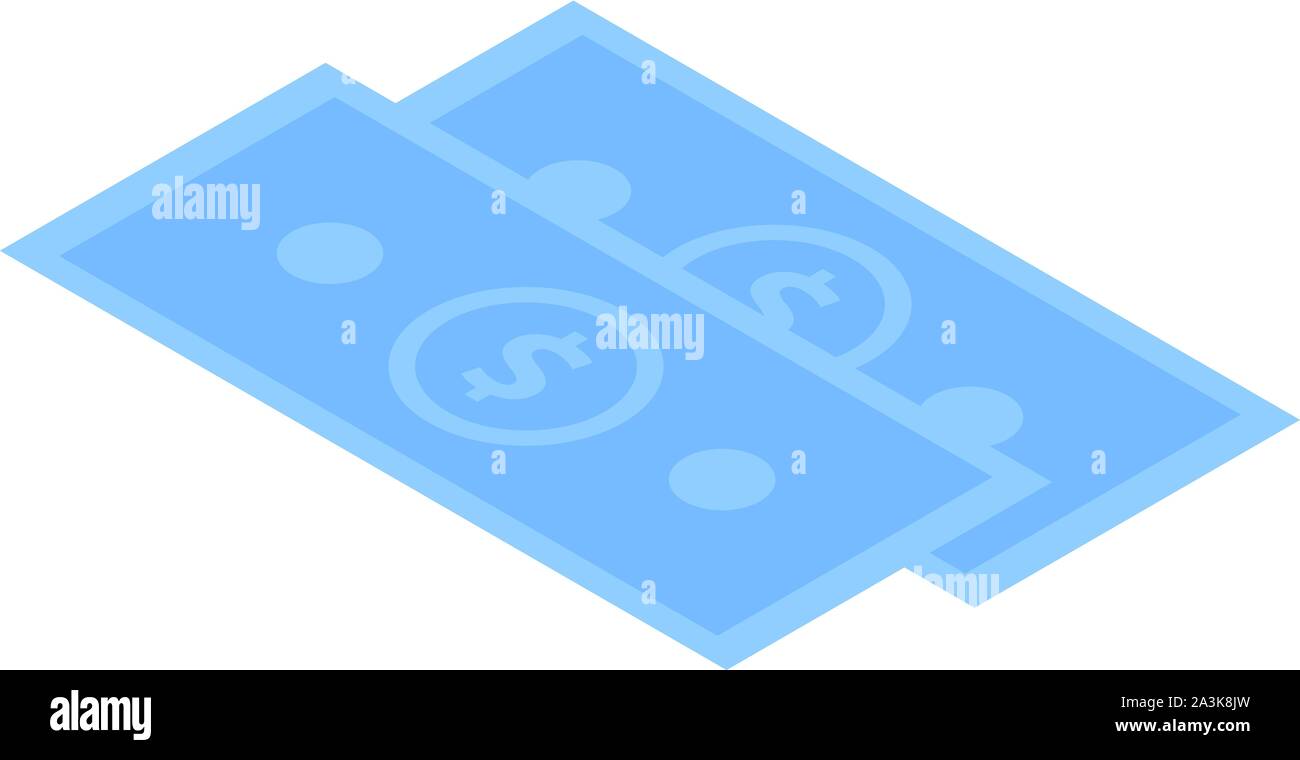 Dollar banknote icon, isometric style Stock Vector Image & Art - Alamy