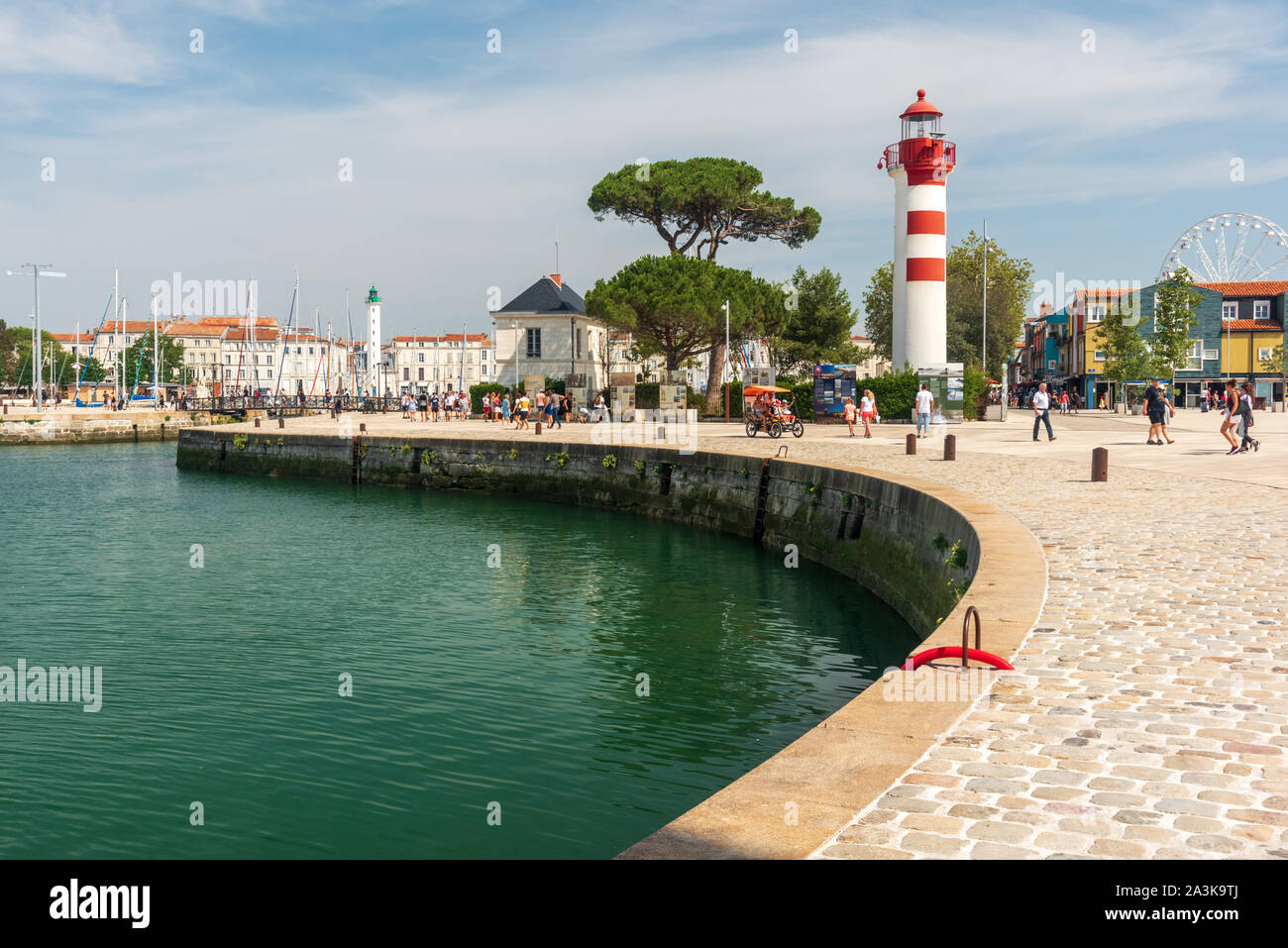 View of the old port at La Rochelle Stock Photo