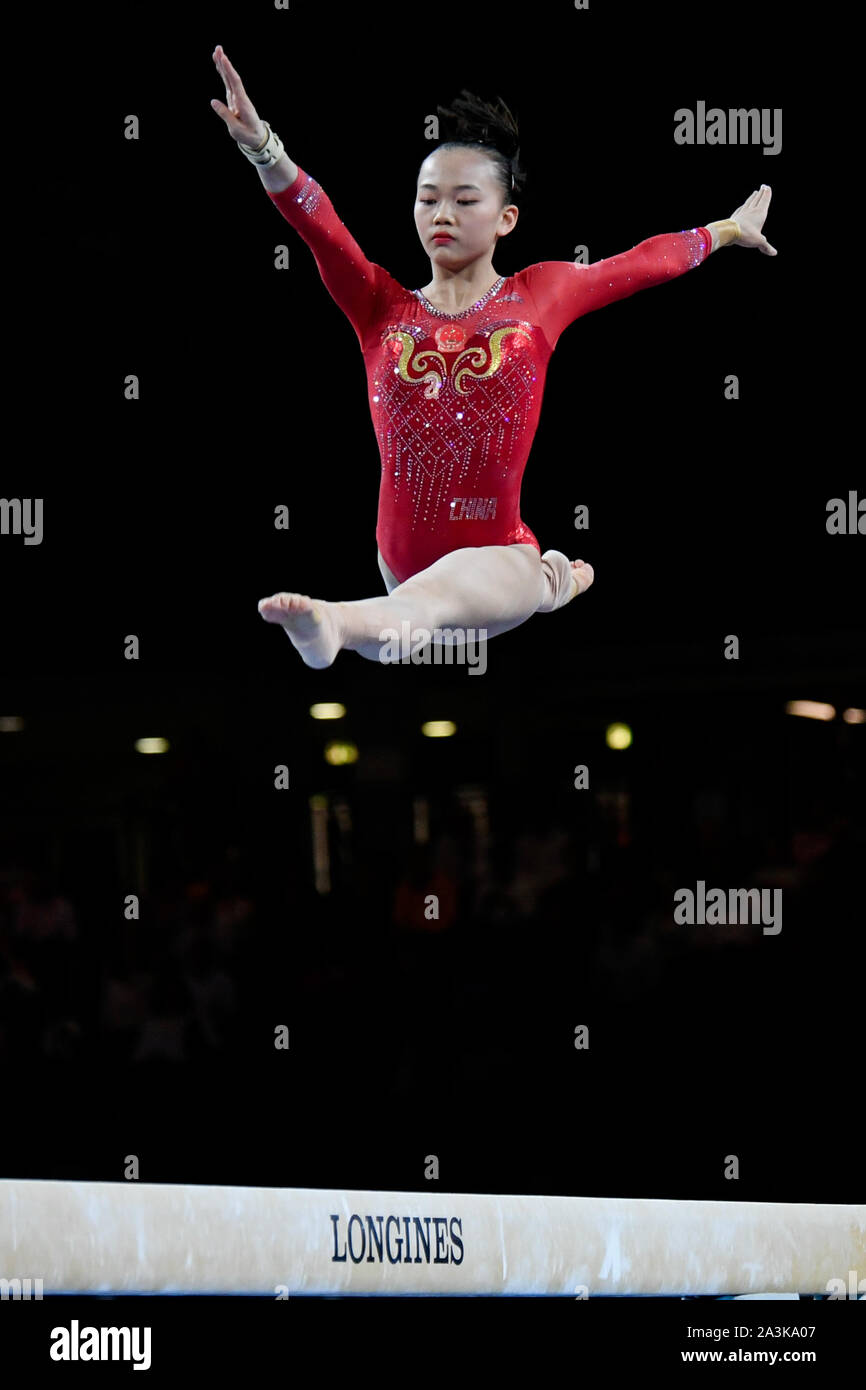 Stuttgart, Germany. 08th Oct, 2019. Gymnastics world championship, decision final of the best