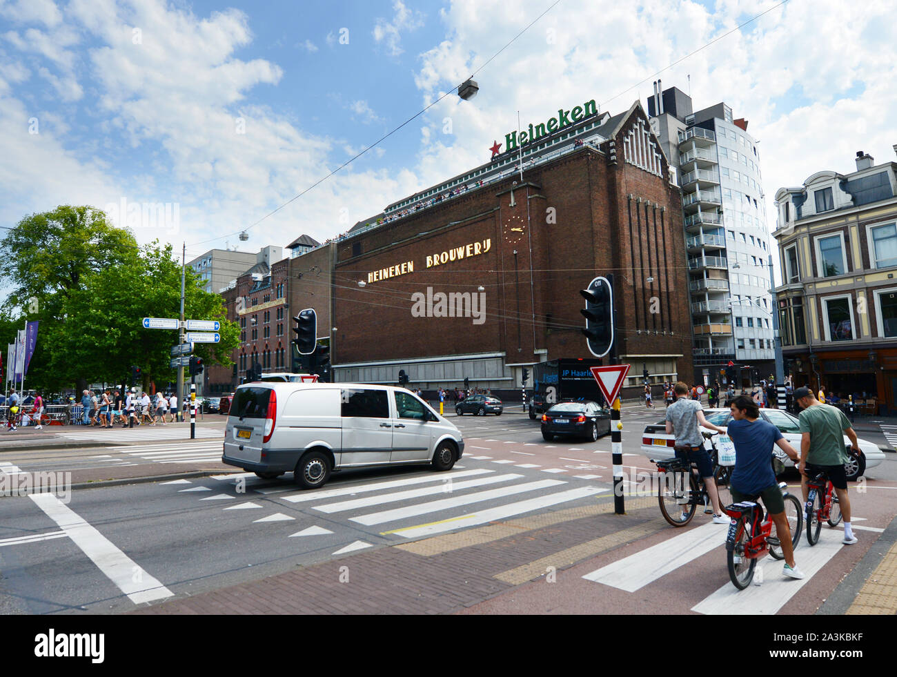 The Heineken brewery in Amsterdam, Netherlands Stock Photo Alamy