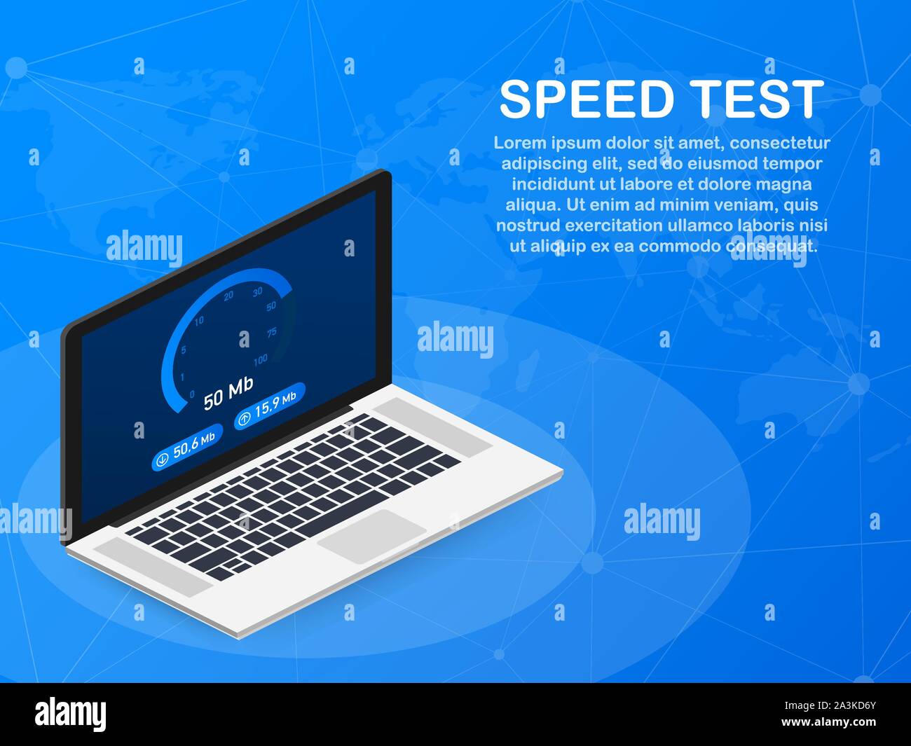 Speed test on laptop. Speedometer Speed 100 mb. site speed