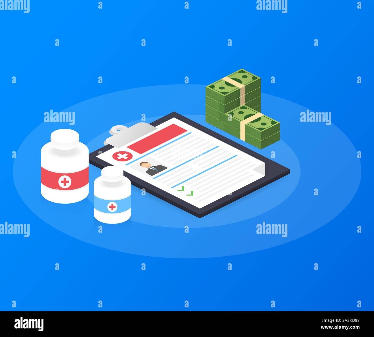 Hospital Patient Records Laptop Stock Vector Images Alamy