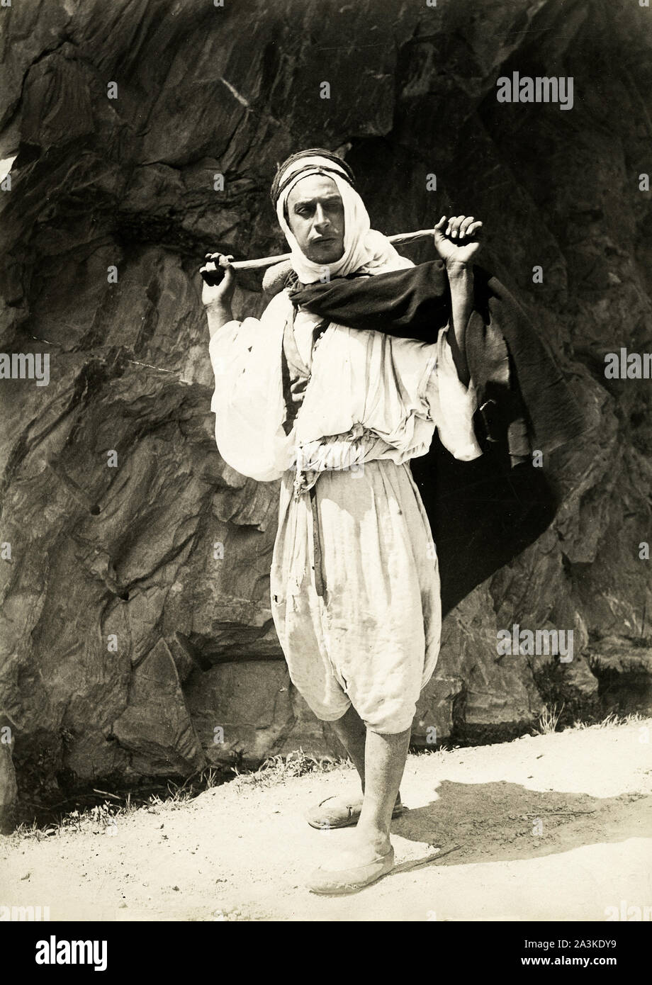 Kabyle - Arab man in Algeria, North Africa Stock Photo