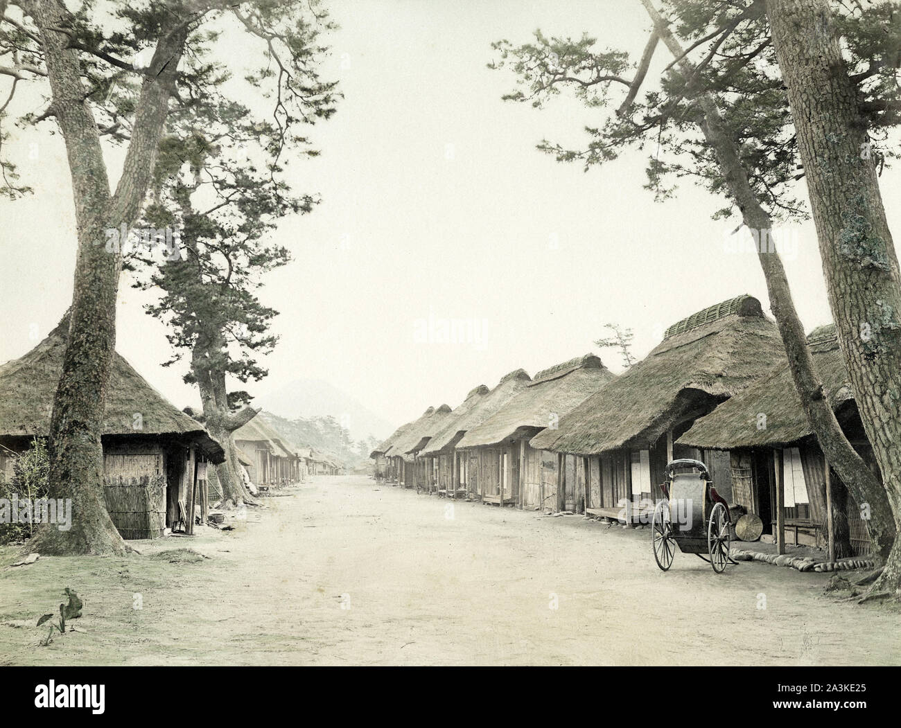 Kashiwabara, Tokaido road, Japan Stock Photo