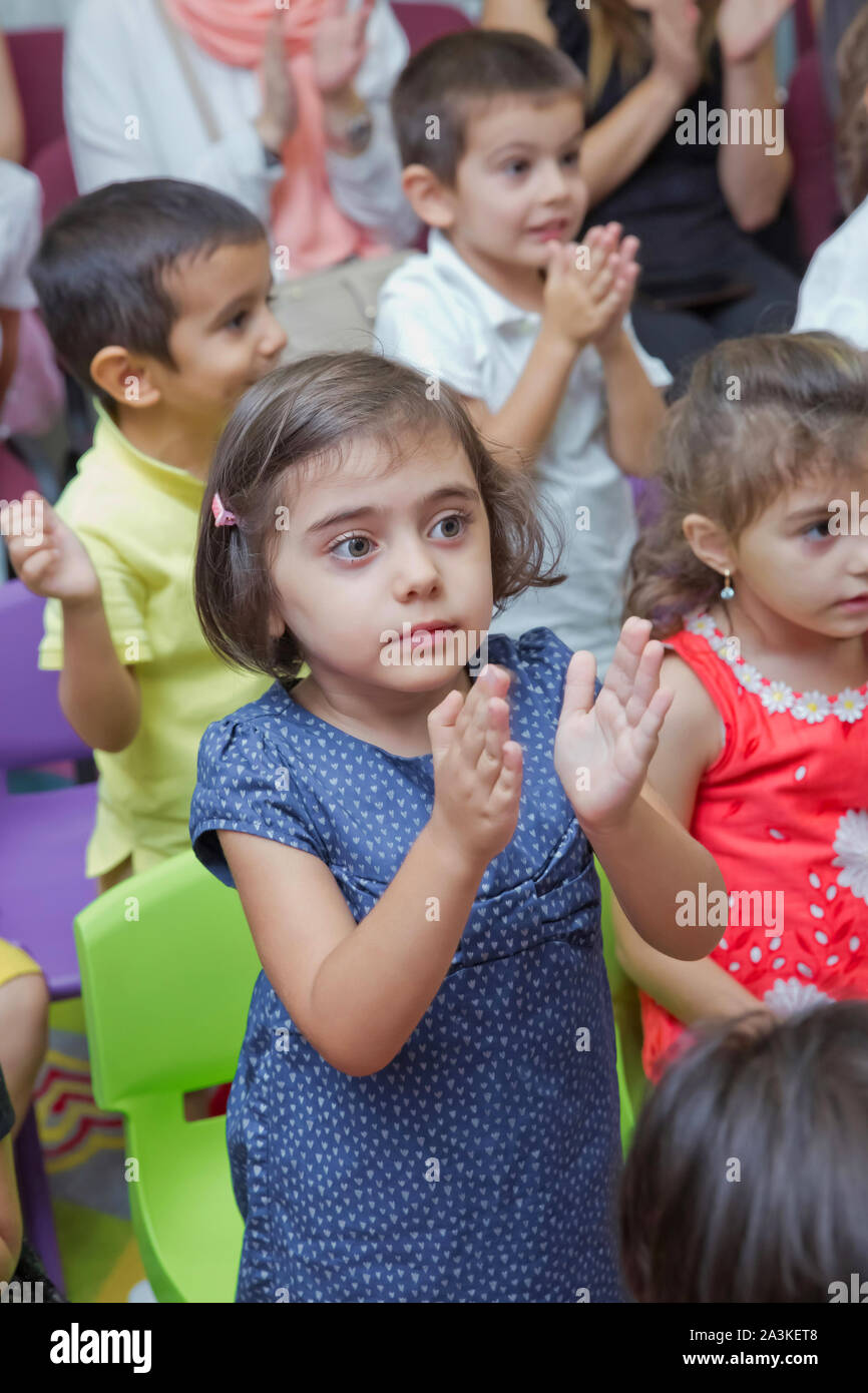 Birthday two years in the kindergarden . Children's birthday with
