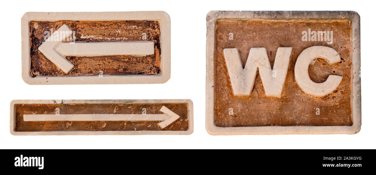 Public sign showing disabled toilet Cut Out Stock Images & Pictures Alamy