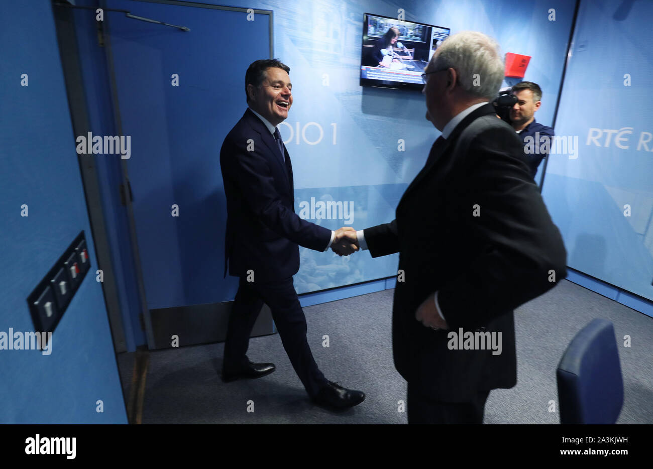 Rte Presenter Sean Orourke Ahead Today High Resolution Stock ...