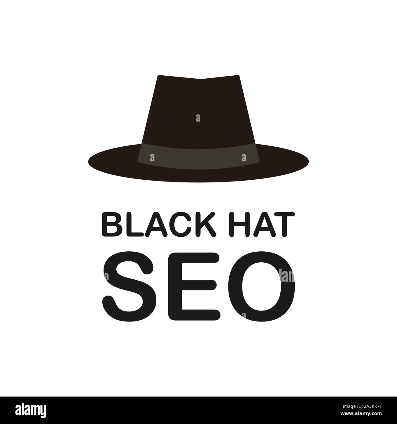 Black hat seo banner. Magnifier, and other search engine optimization ...