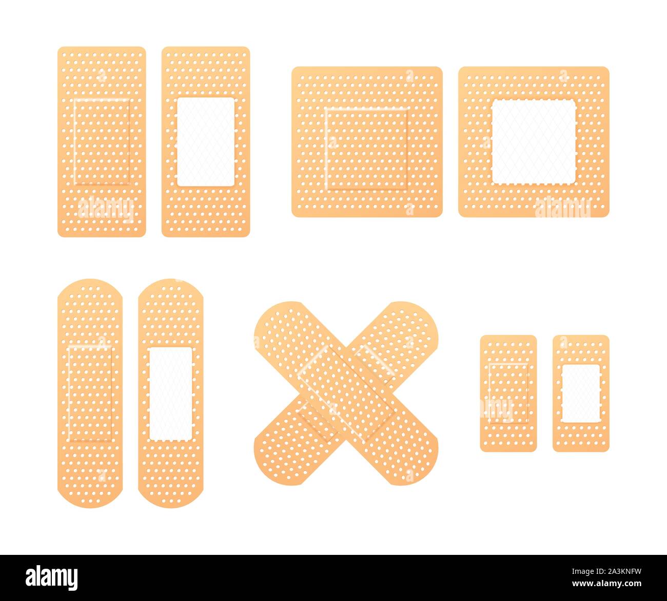 Elastic medical plasters. Adhesive bandage, called a sticking plaster