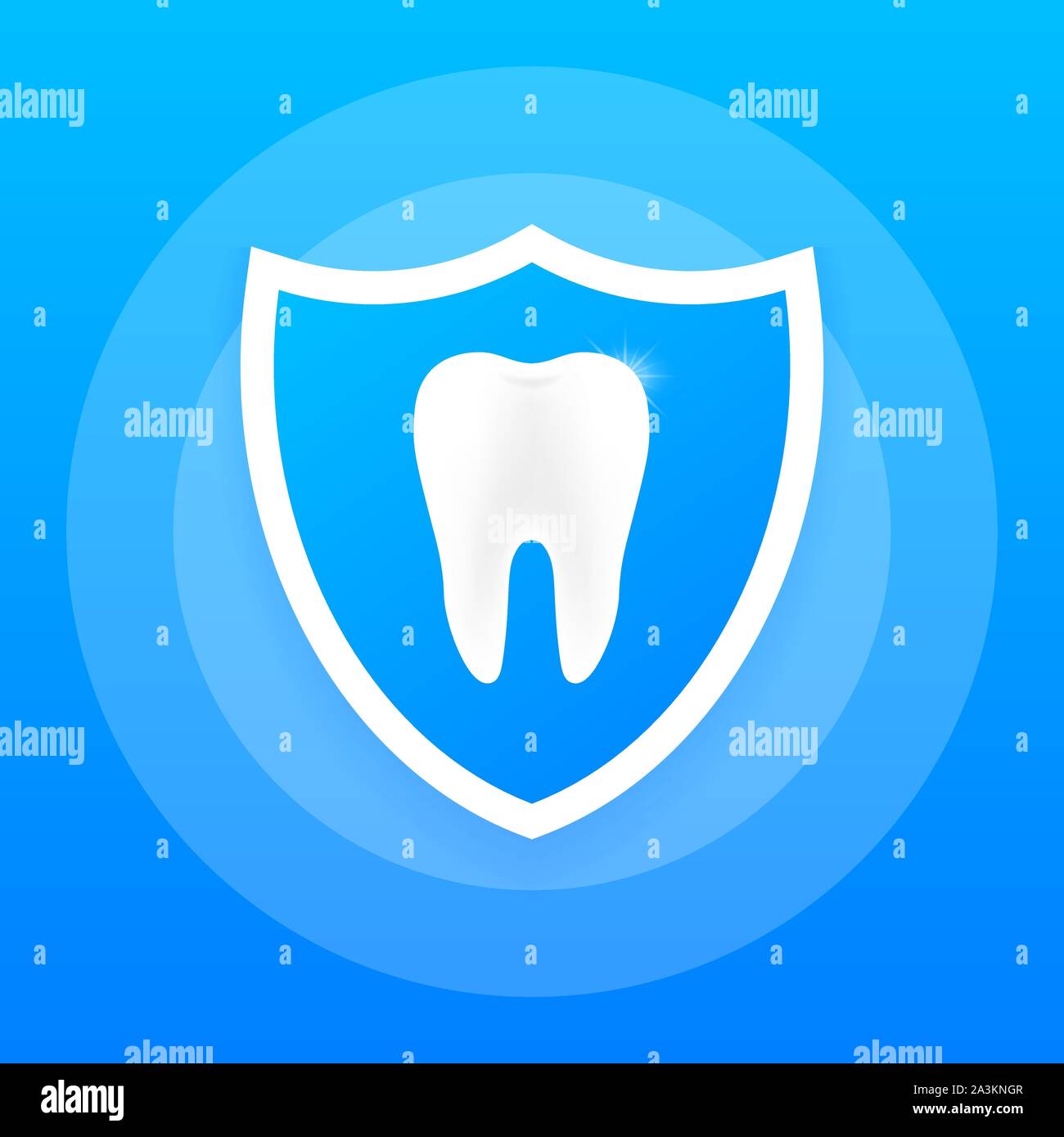 Teeth with shield icon design. Dental care concept. Teeth icon dentist ...