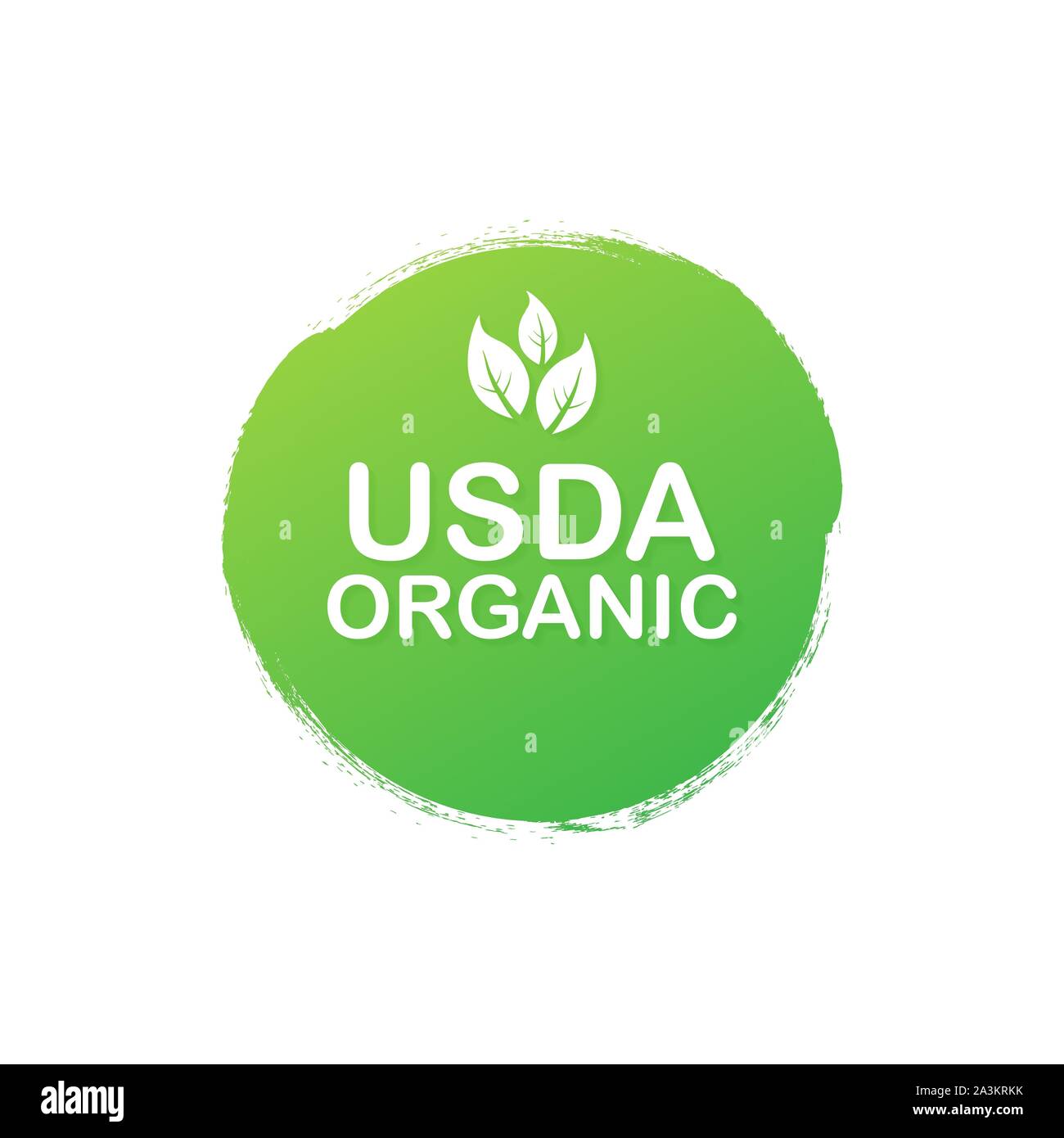Usda organic label Stock Vector Images Alamy