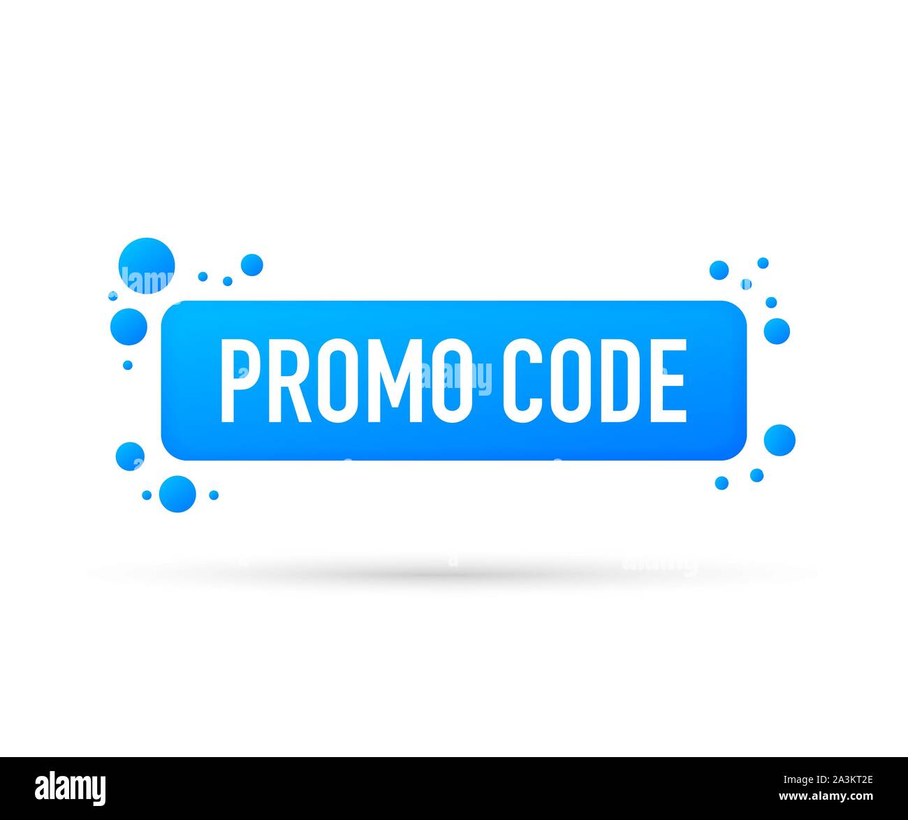 Promo code, coupon code. Discount coupon. Vector stock illustration Stock  Vector Image & Art - Alamy