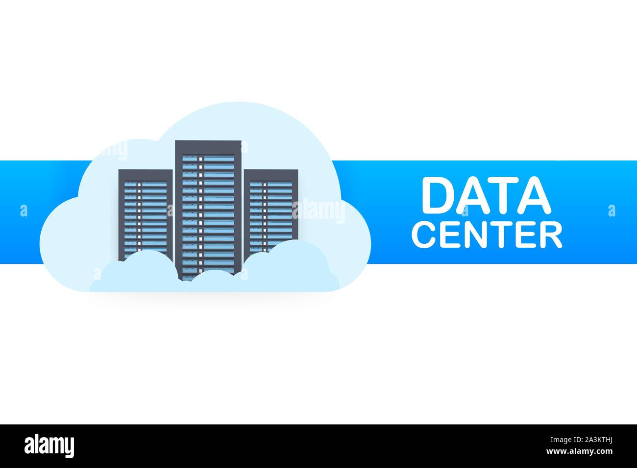 Data Center Mainframe Service Concept Banner Server Rack Server