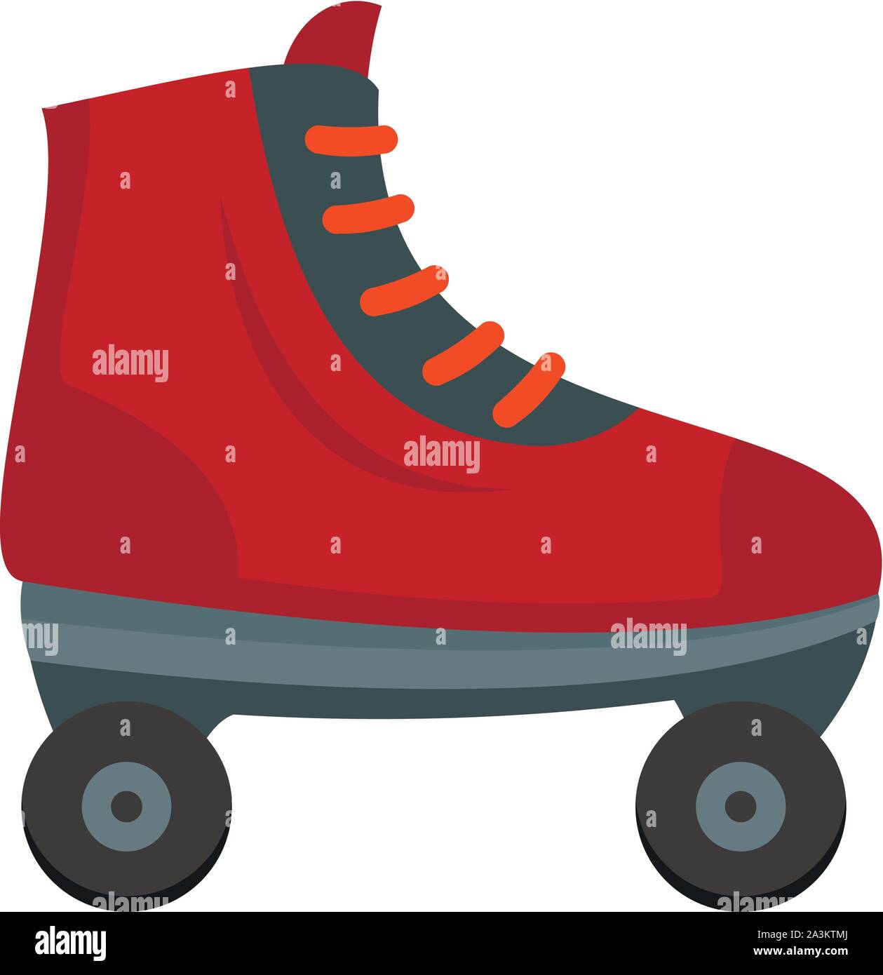 Old Roller Skates Icon Flat Illustration Of Old Roller Skates Vector Icon For Web Design Stock 4520