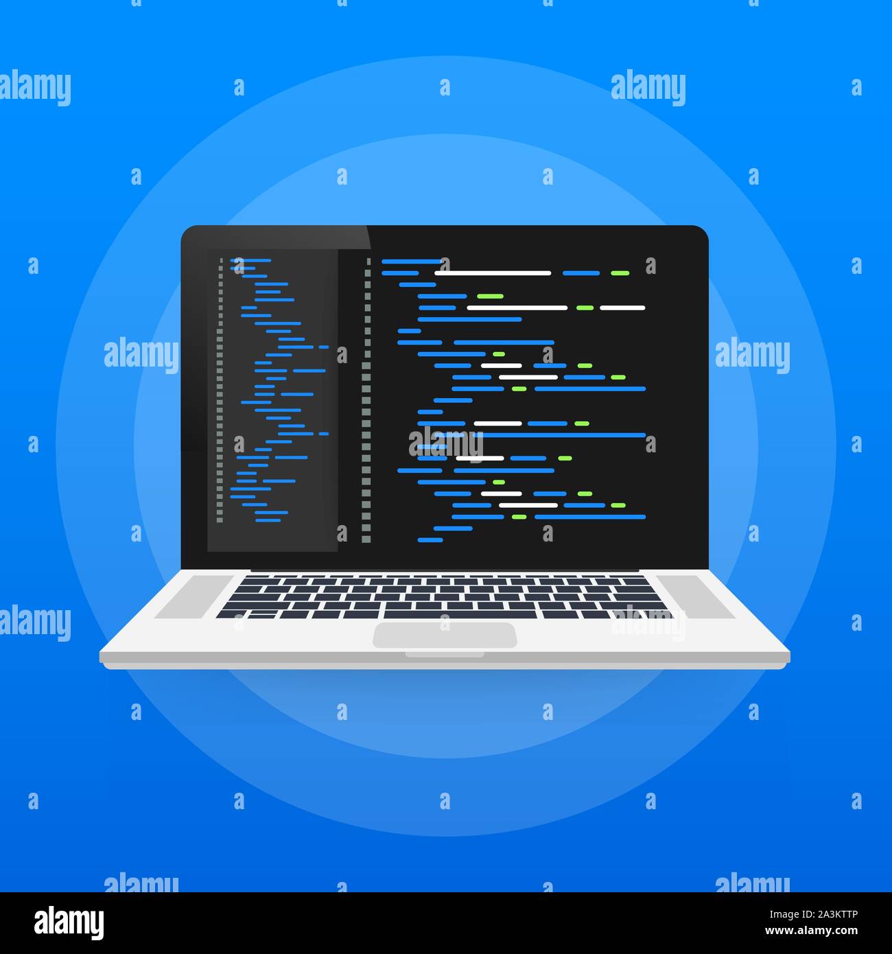 Digital java code text. Computer software coding vector concept