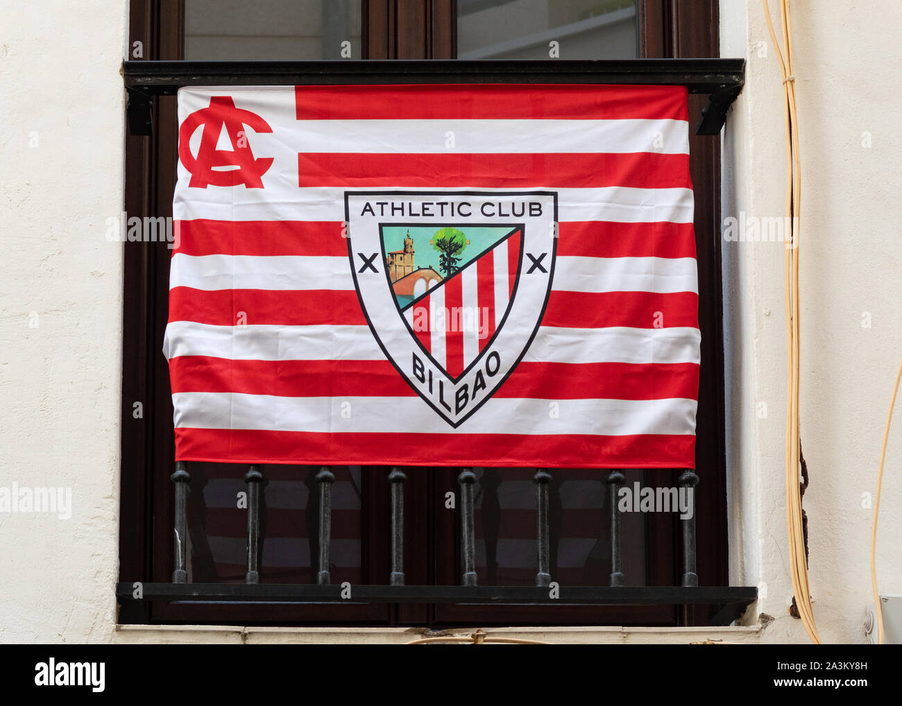 Bilbao Athletic Club flag Stock Photo - Alamy