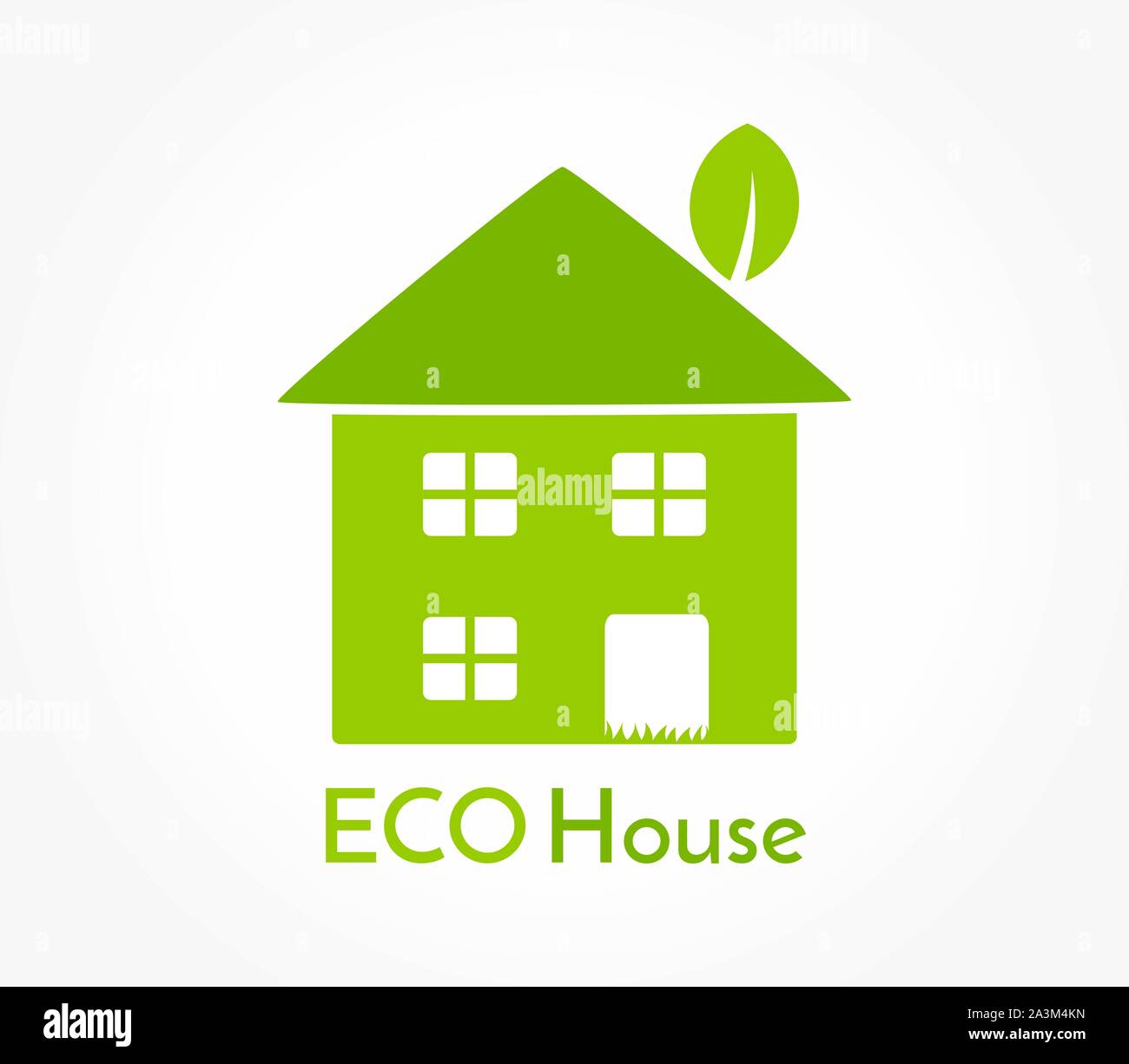 Eco friendly green house icon. Vector illustration Stock Vector Image ...
