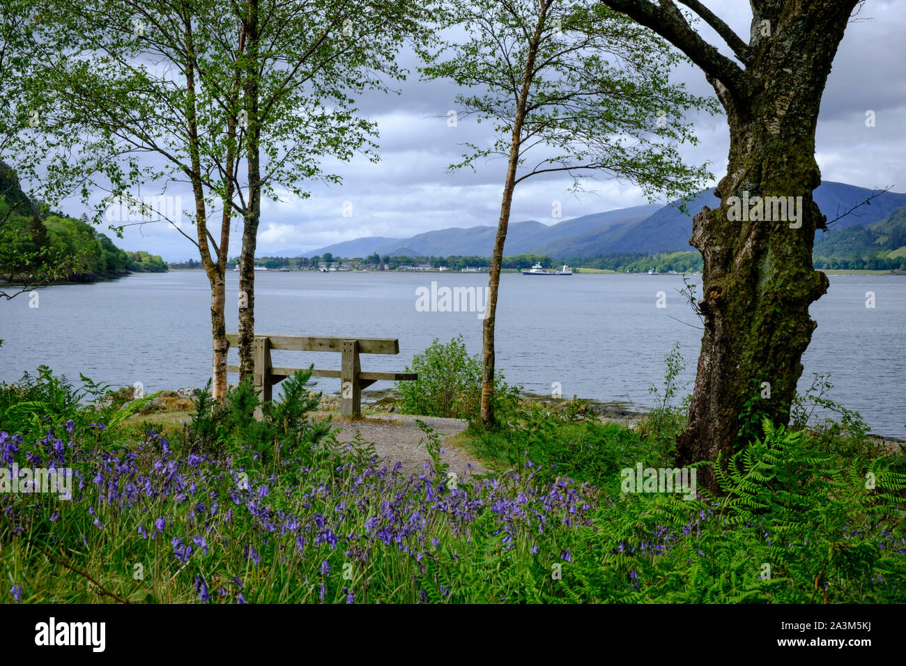 Loch Linnhe Lochaber Inverness-shire Highland Scotland Stock Photo