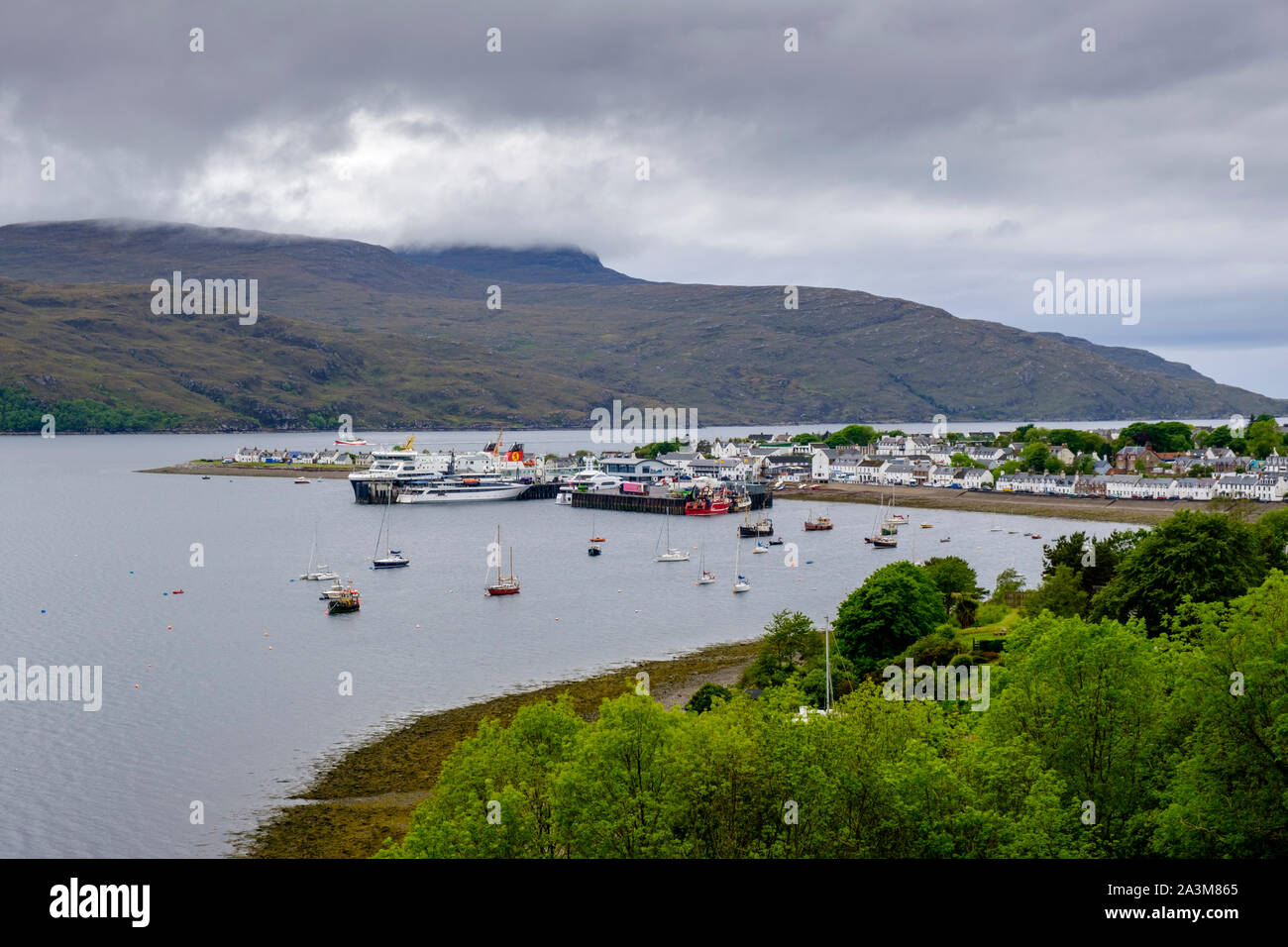 Ullapool Ross and Cromarty Ross-shire Highland Scotland Stock Photo