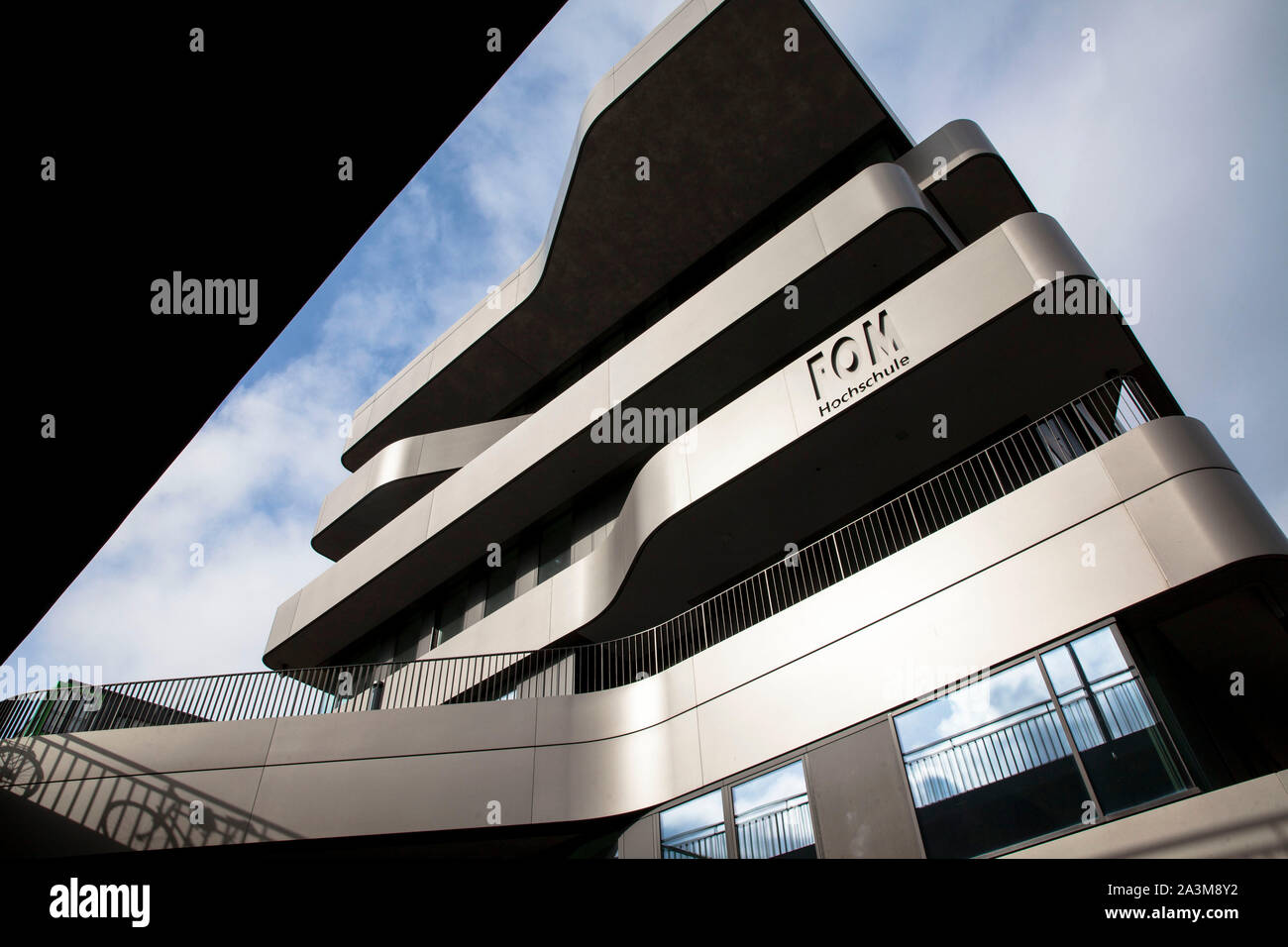 the FOM University of Applied Sciences for Economics and Management on Toulouser Allee, Quartier Central, district Derendorf, Duesseldorf, North Rhine Stock Photo