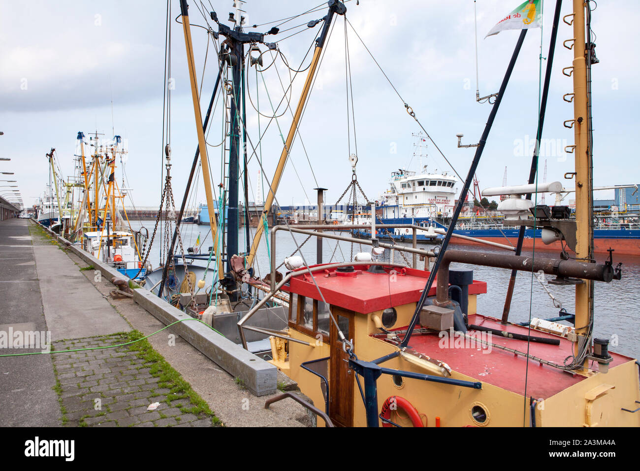 Fishing port, Cuxhaven, Lower Saxony, Germany, Europe Stock Photo Alamy