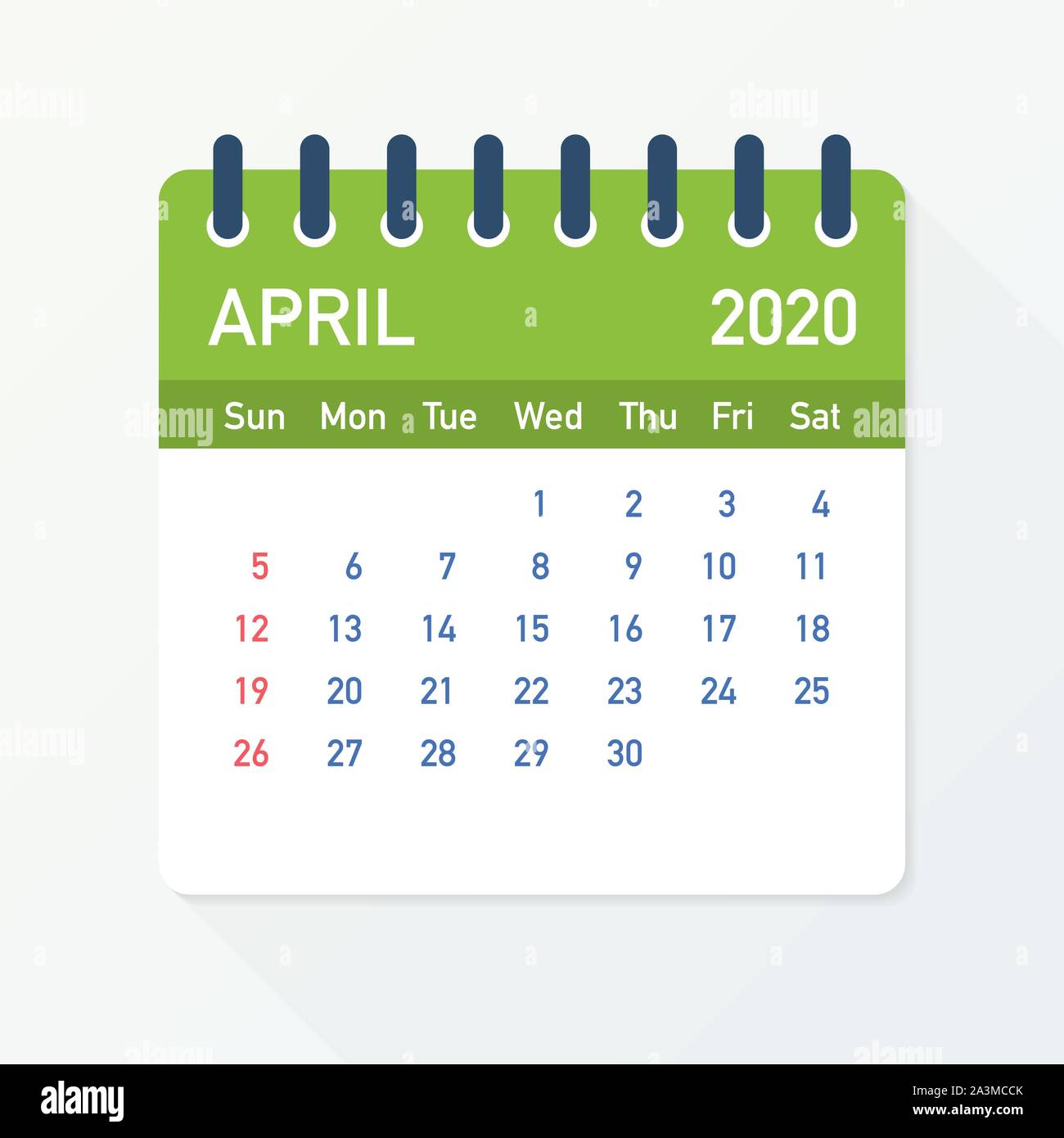 Thursday april 4 Stock Vector Images - Alamy