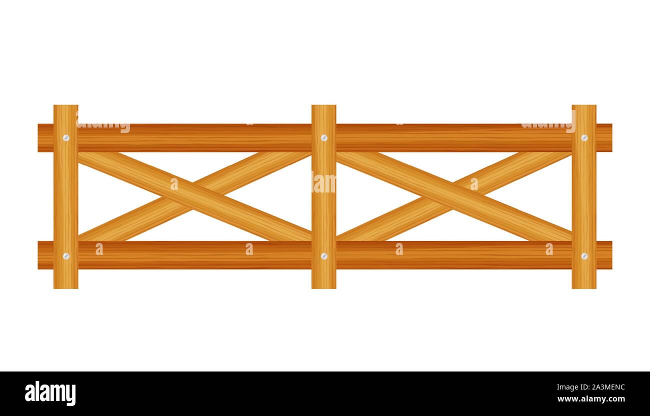 A Set Of Pictures A Gate A Door An Old Wooden Fence With A Semicircular Top  A Vector Illustration In Cartoon Style Stock Illustration - Download Image  Now - iStock, image size:1300x832